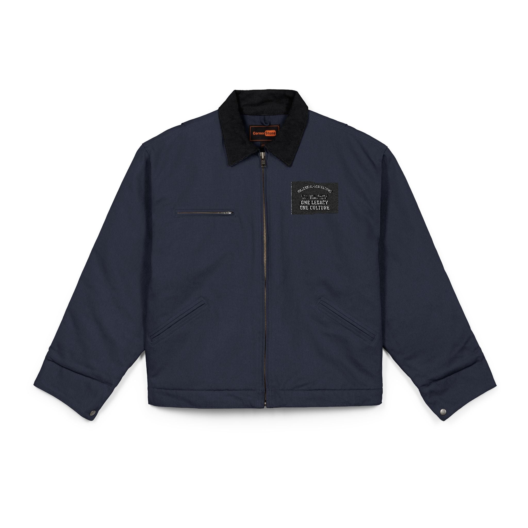 Millennial-Generations Black Duck Cloth Carpenter Jacket