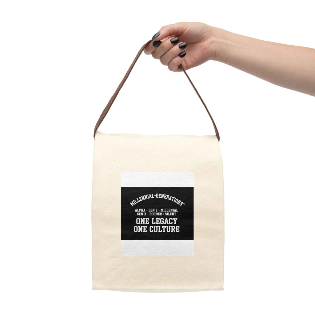 Canvas Lunch Bag — "One Legacy One Culture" Insulated Tote