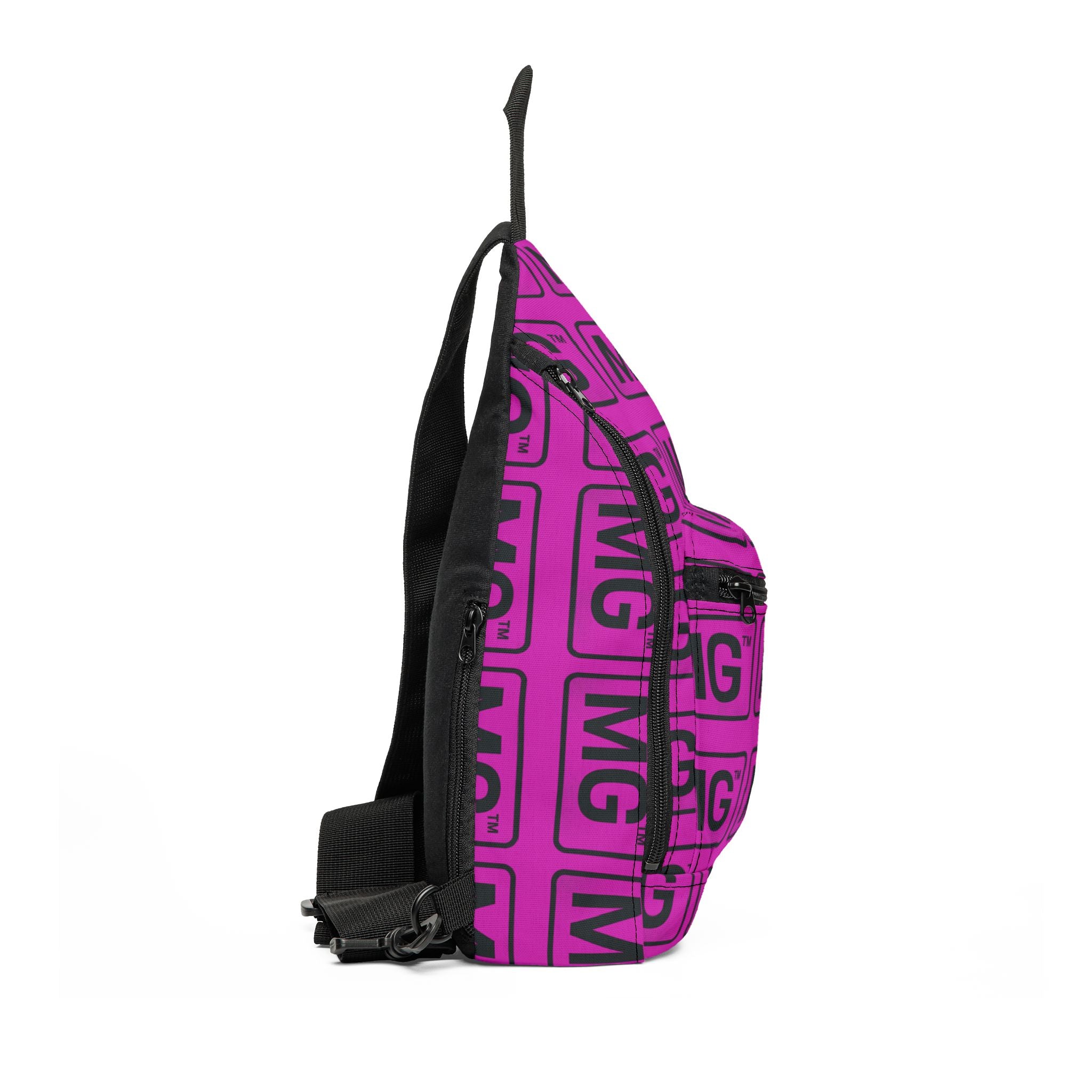 Millennial-Generations  Sling Bag — Bold Pink Monogram