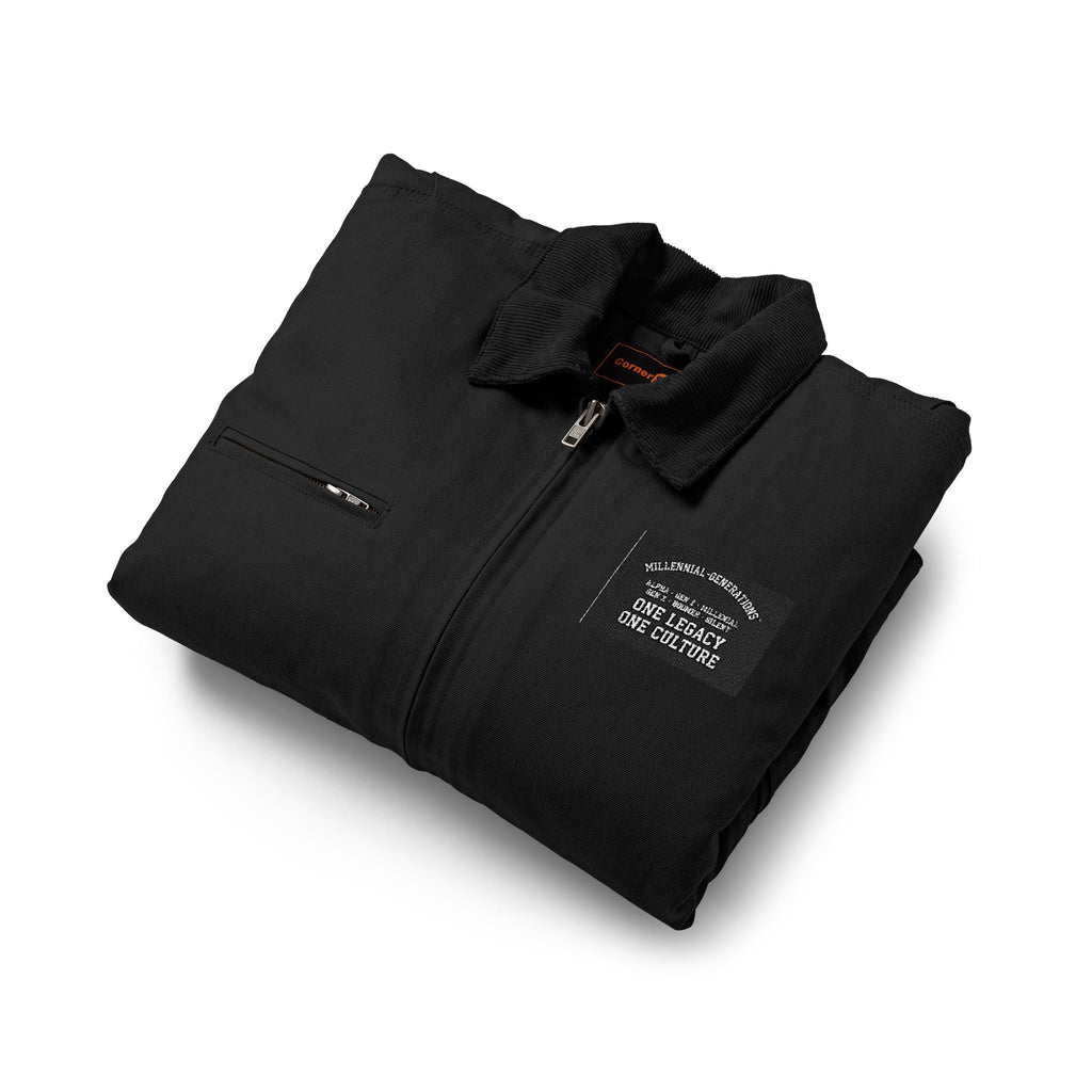 Millennial-Generations Black Duck Cloth Carpenter Jacket