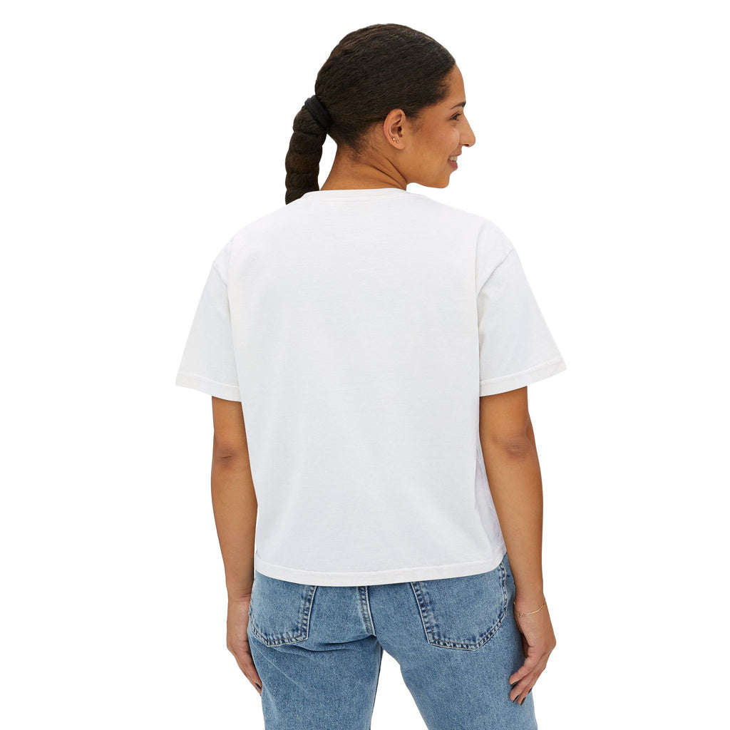 MG™ One Legacy One Culture Women's Boxy Tee — Minimal Logo Crop T‑Shirt