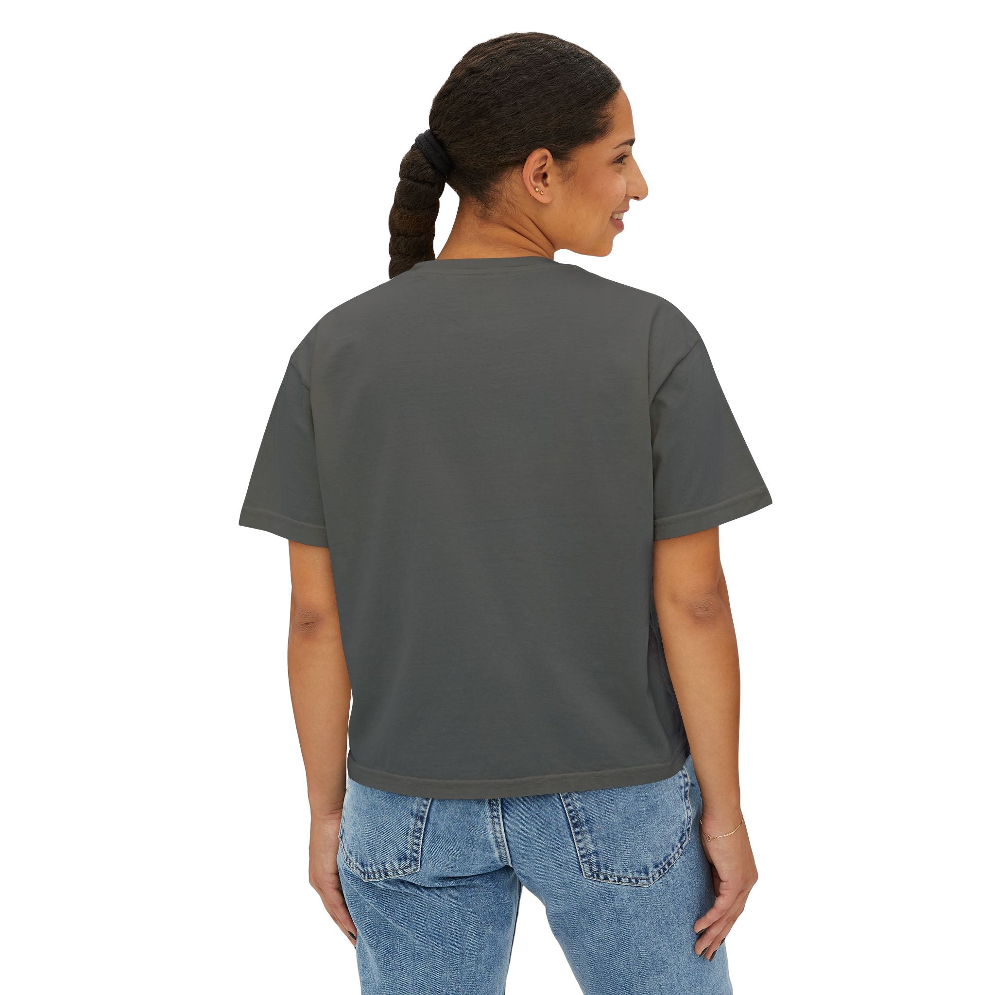 MG™ One Legacy One Culture Women's Boxy Tee — Minimal Logo Crop T‑Shirt
