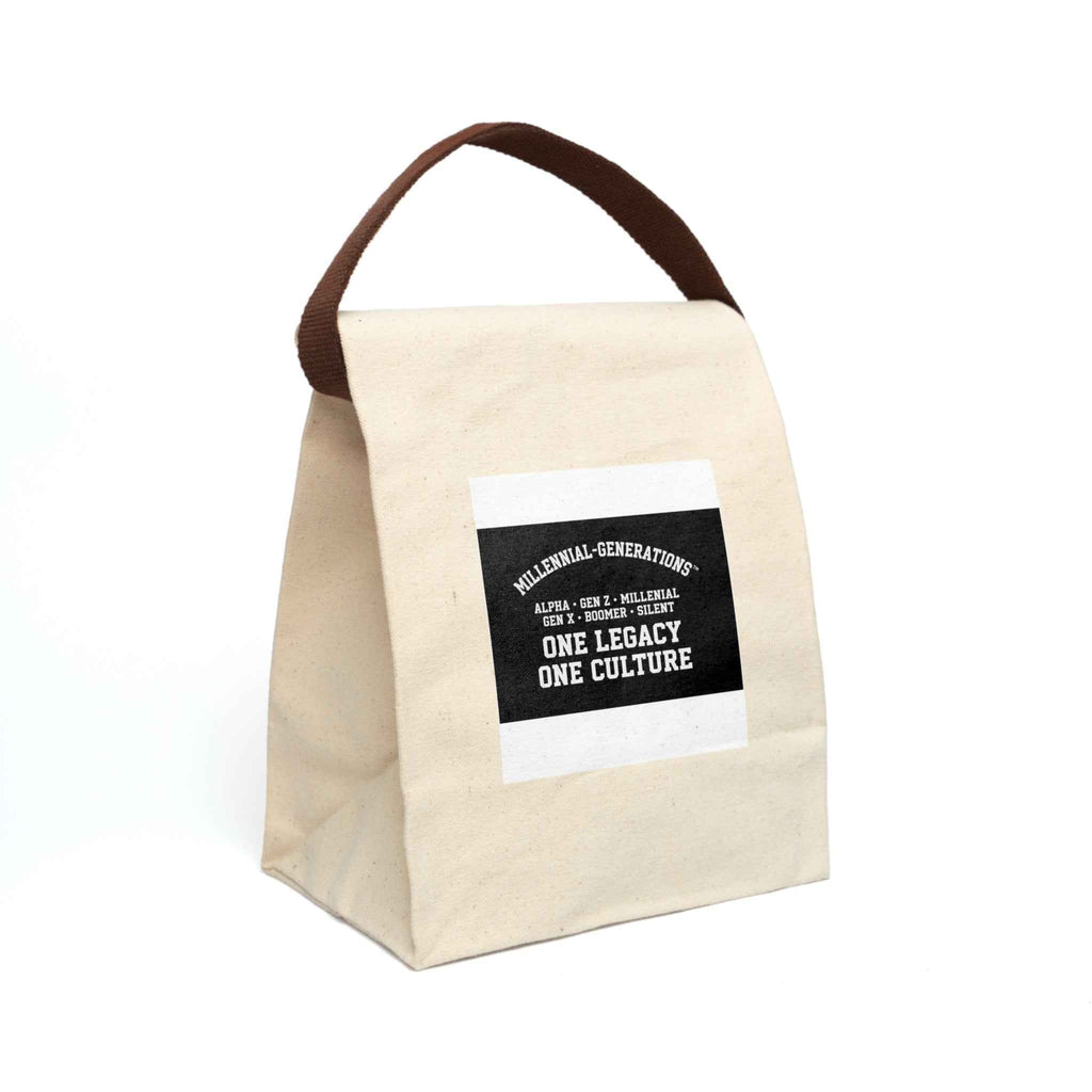 Canvas Lunch Bag — "One Legacy One Culture" Insulated Tote