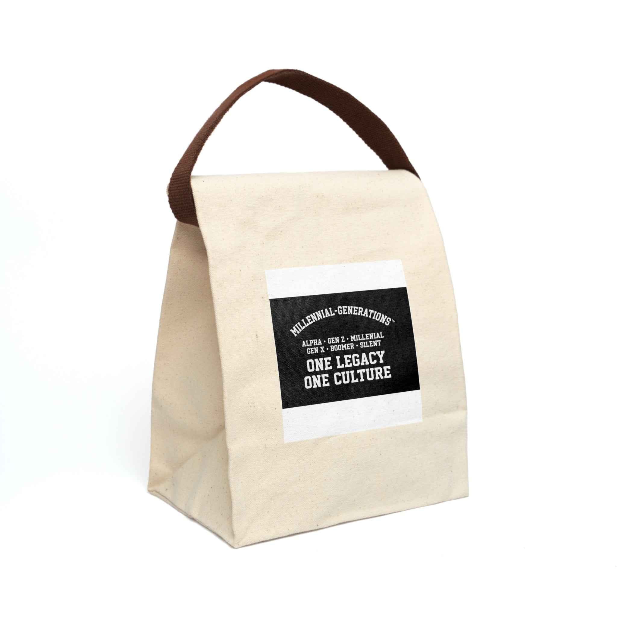 Canvas Lunch Bag — "One Legacy One Culture" Insulated Tote