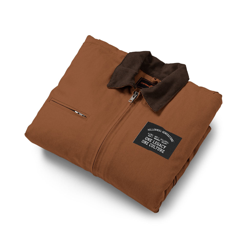 Millennial-Generations Black Duck Cloth Carpenter Jacket