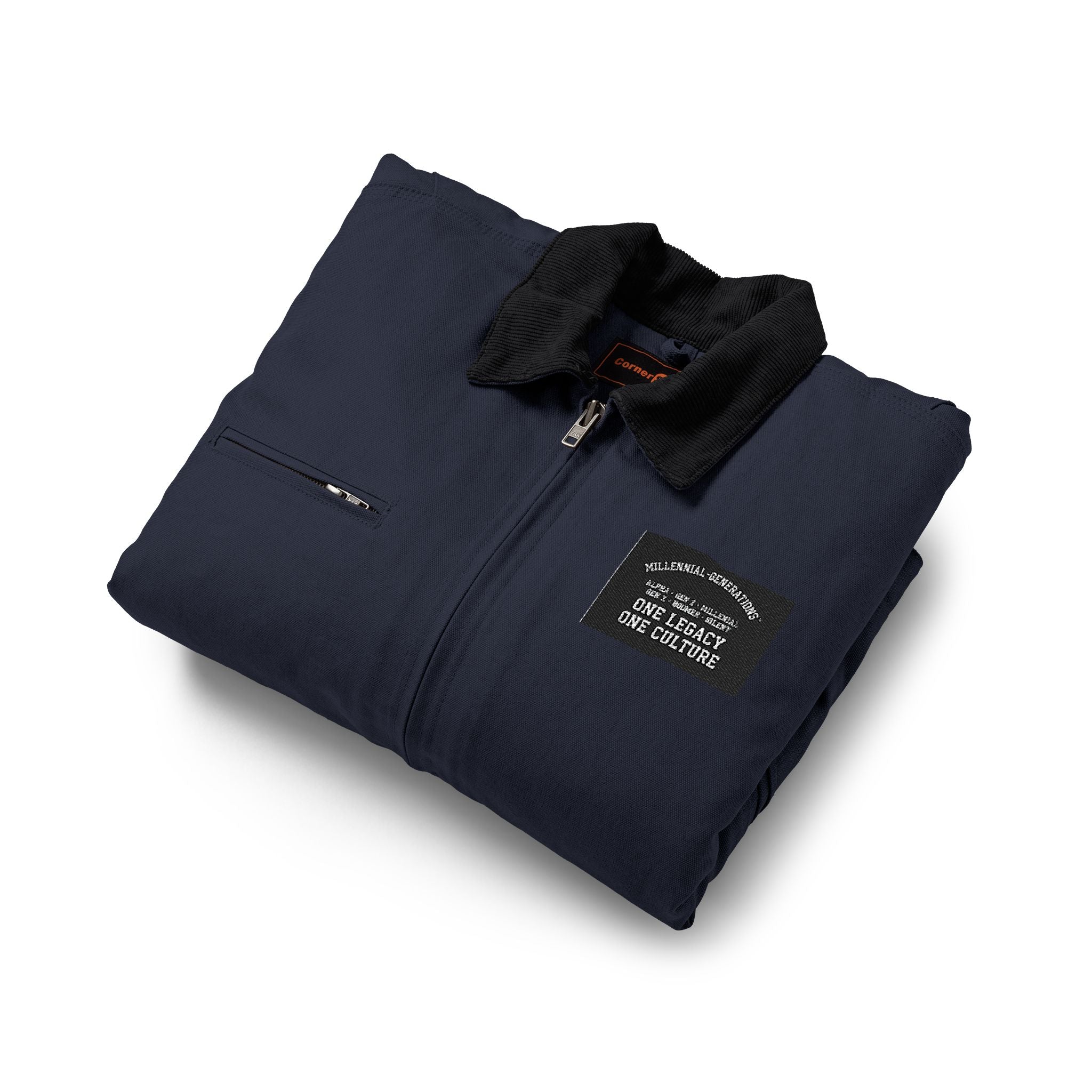 Millennial-Generations Black Duck Cloth Carpenter Jacket