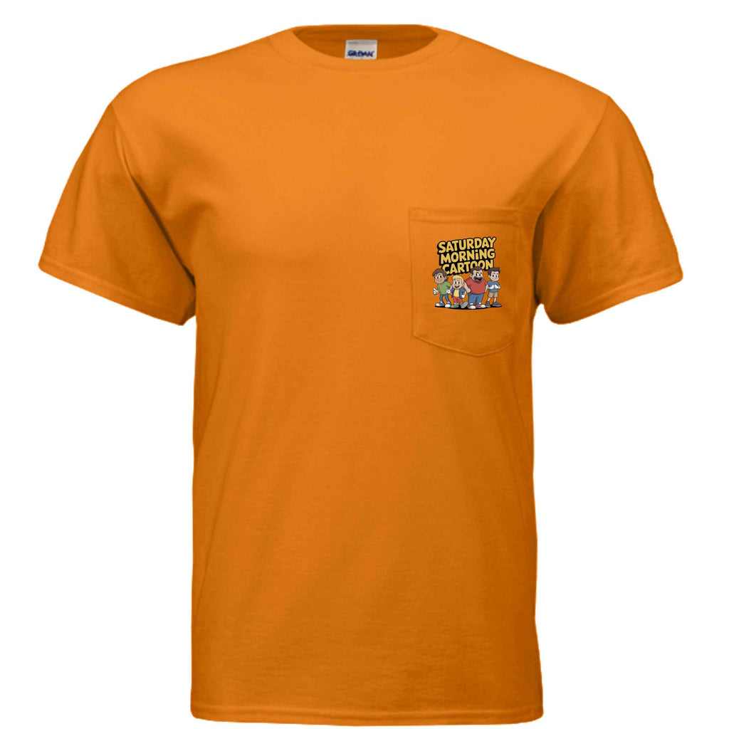 MG Saturday Morning Cartoon Pocket T-Shirt