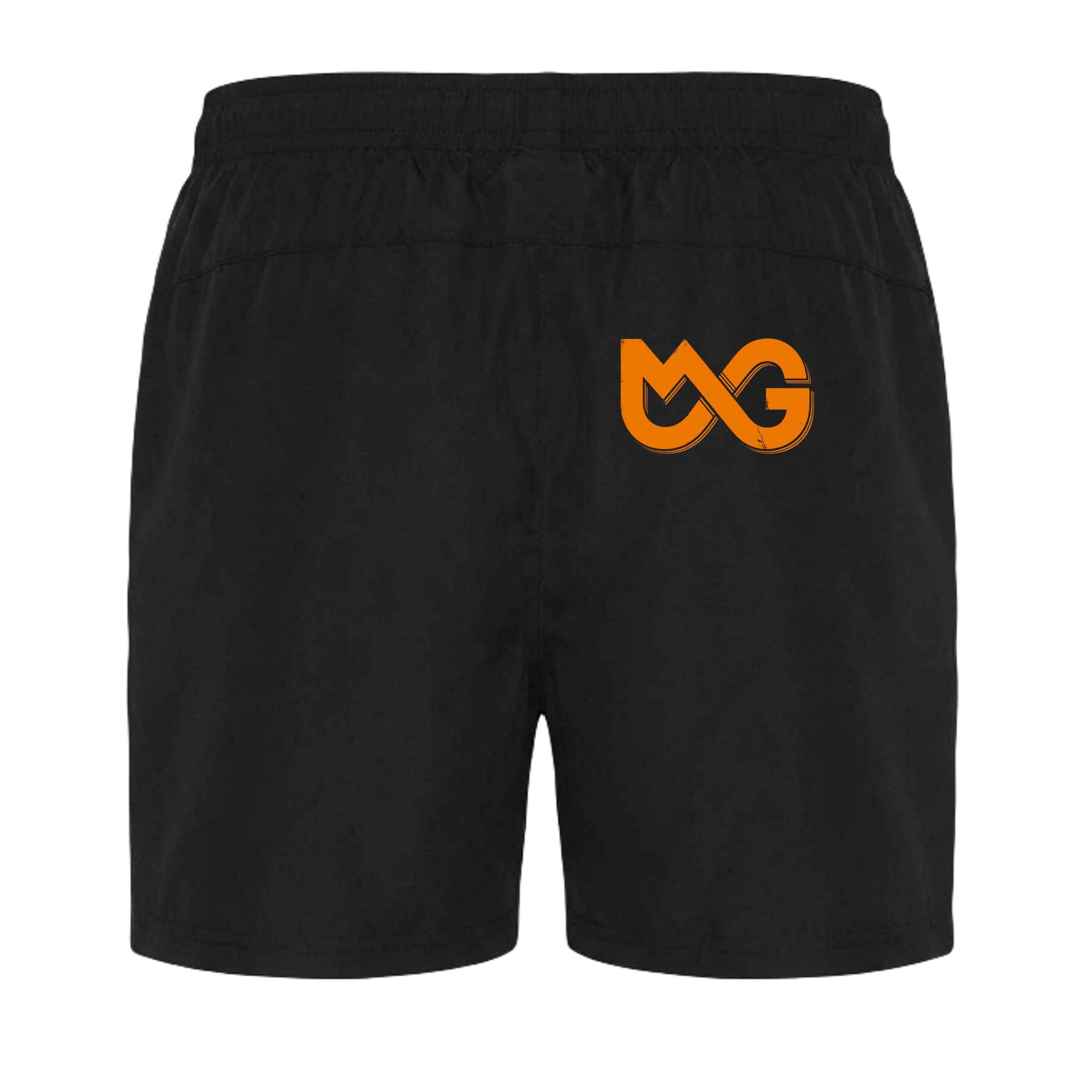 Millennial-Generations Orange Logo Hoochie Daddy Shorts